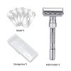 Adjustable Double Edge Safety Razor (5 Blades Included) 8