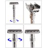 Adjustable Double Edge Safety Razor (5 Blades Included) 5