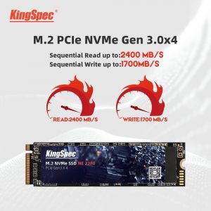 KingSpec M.2 NVMe SSD 128GB/256GB/512GB/1TB
