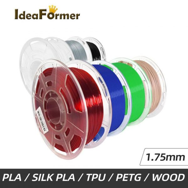 Ideaformer 3D Printer Filament 1.75mm 0.8/1KG PLA/SilkPLA/PETG/TPU 3D Plastic Printing Filament 1