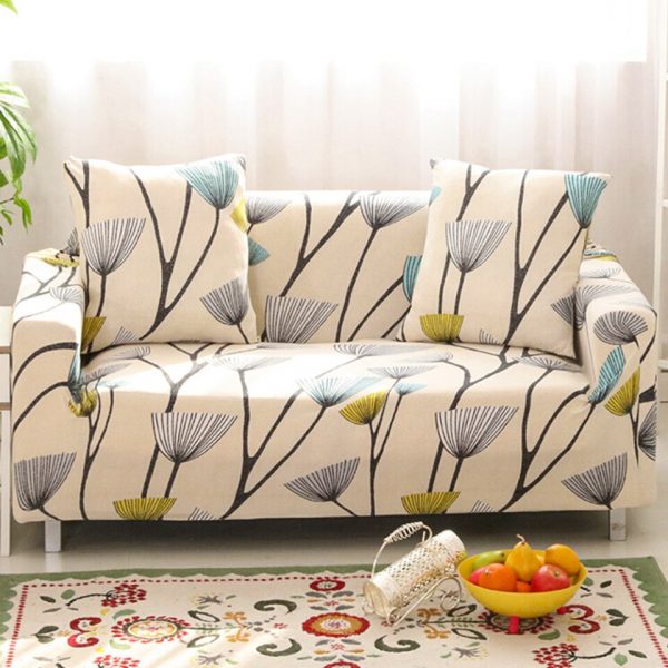 Elastic Sofa Cover with 1 FREE Pillow Cover 1
