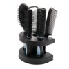 5 Piece Salon Quality Hair Brush Set With Holder 3